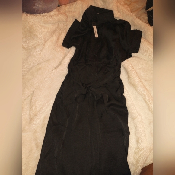 Tori Tie Waist Wide Leg Satin Jumpsuit - Picture 8 of 15